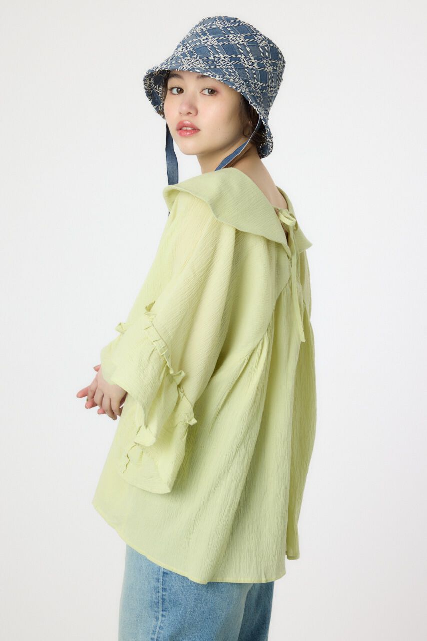 RODEO CROWNS「ボリュームフリルチュニック」|シャツ・ブラウス|