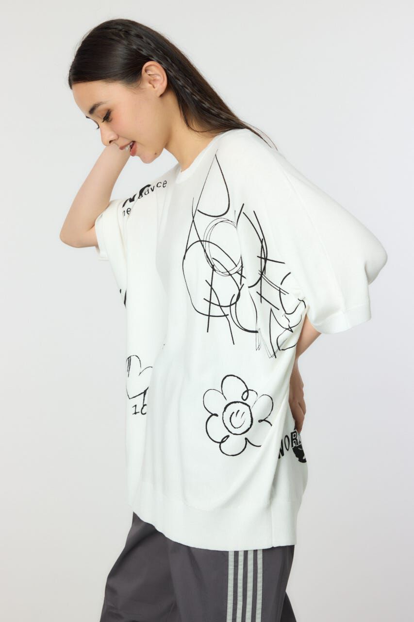 RODEO CROWNS「ラクガキドルマンニット」|ニット・セーター|