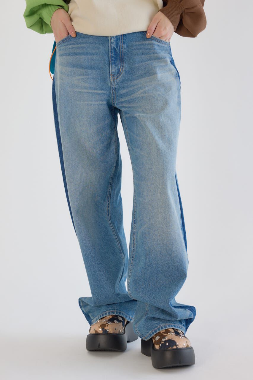 RODEO CROWNS「ワイド ルーズデニム」|デニム|