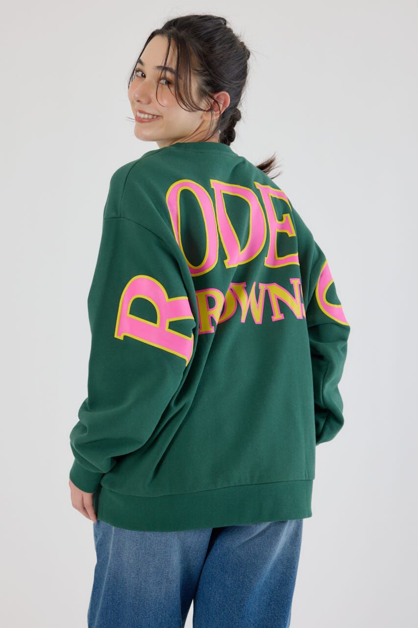 RODEO CROWNS「カラーアウトラインロゴスウェット」|パーカー|D/GRN3