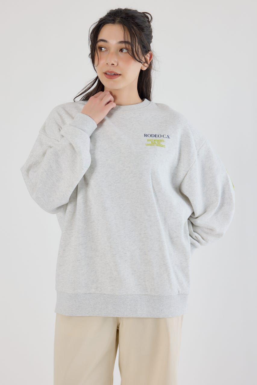 RODEO CROWNS「カラーアウトラインロゴスウェット」|パーカー|