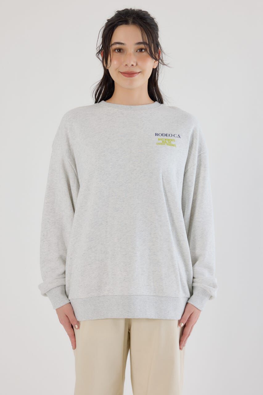 RODEO CROWNS「カラーアウトラインロゴスウェット」|パーカー|
