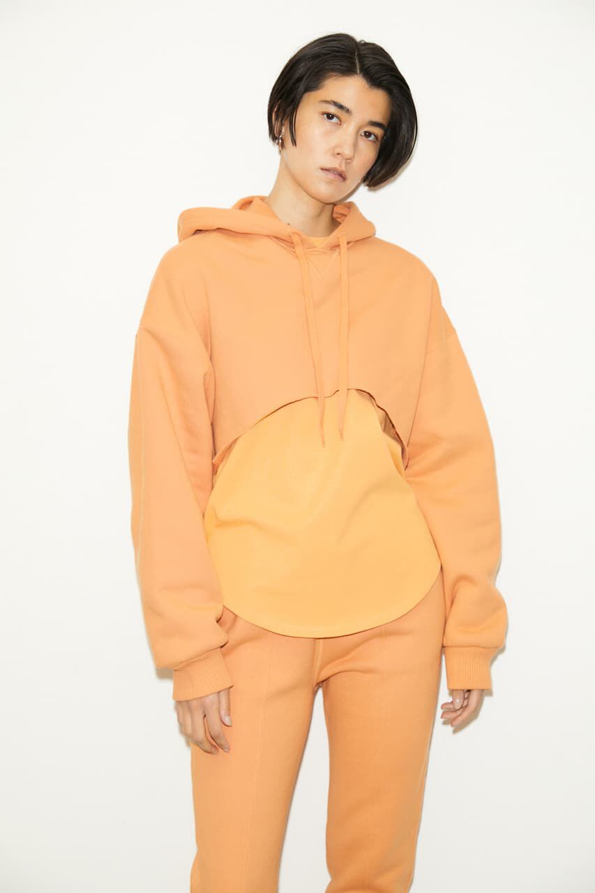 SLY「CROP SW HOODIE」|パーカー|ORG