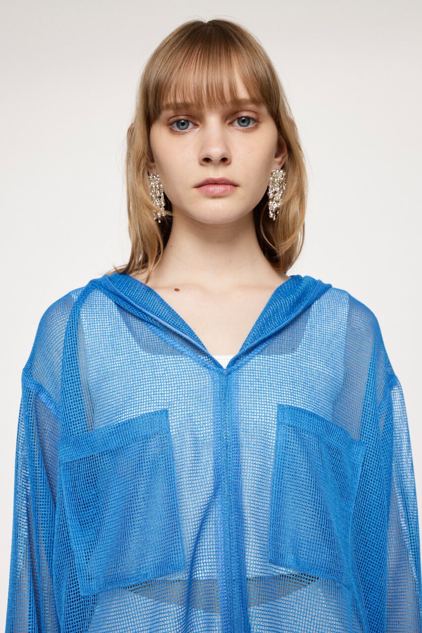 SLY「HOODED MESH ブラウス」|シャツ・ブラウス|