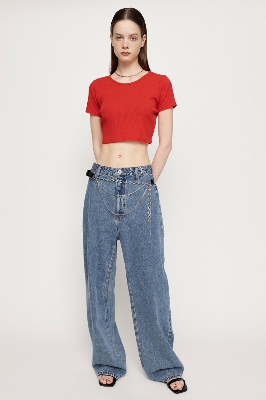 SLY「CROPPED CUT トップス」|Tシャツ・カットソー|