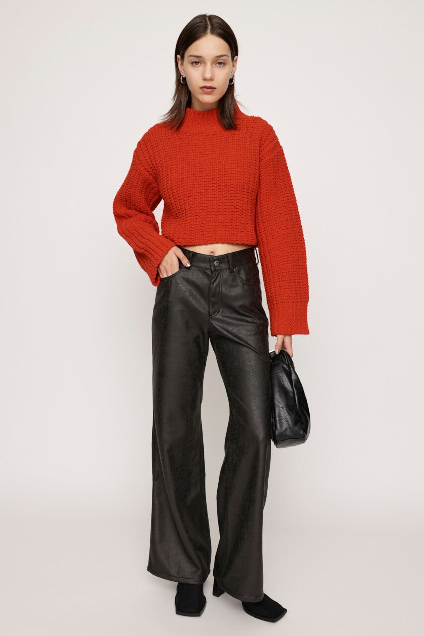 SLY「L／W CRACK F／LEATHER パンツ」|その他|