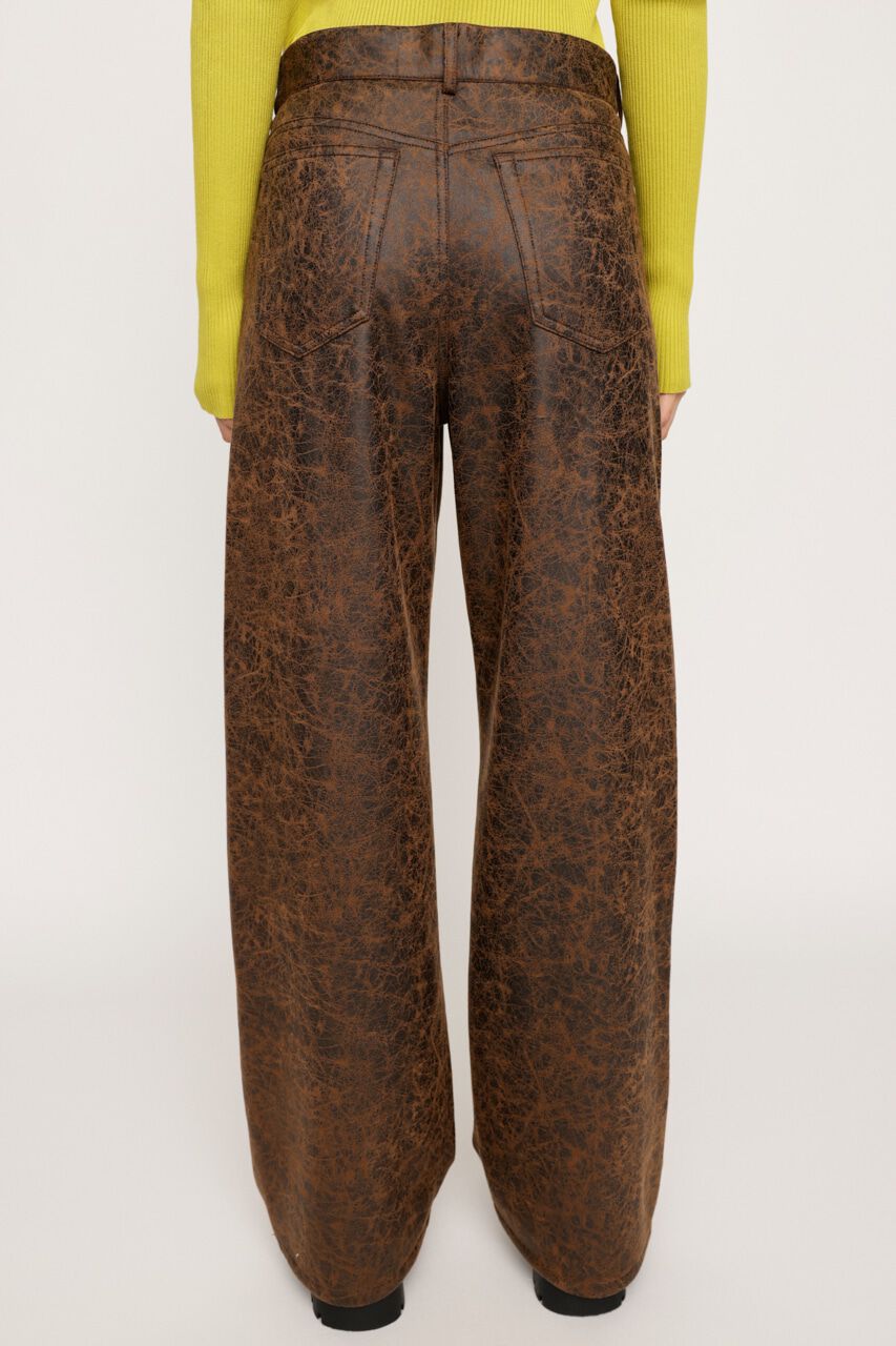 SLY「L／W CRACK F／LEATHER パンツ」|その他|