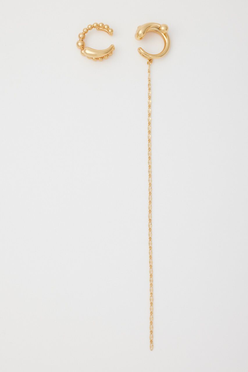 SLY「R／C SWAY CHAIN EAR CUFF」|ピアス|GLD