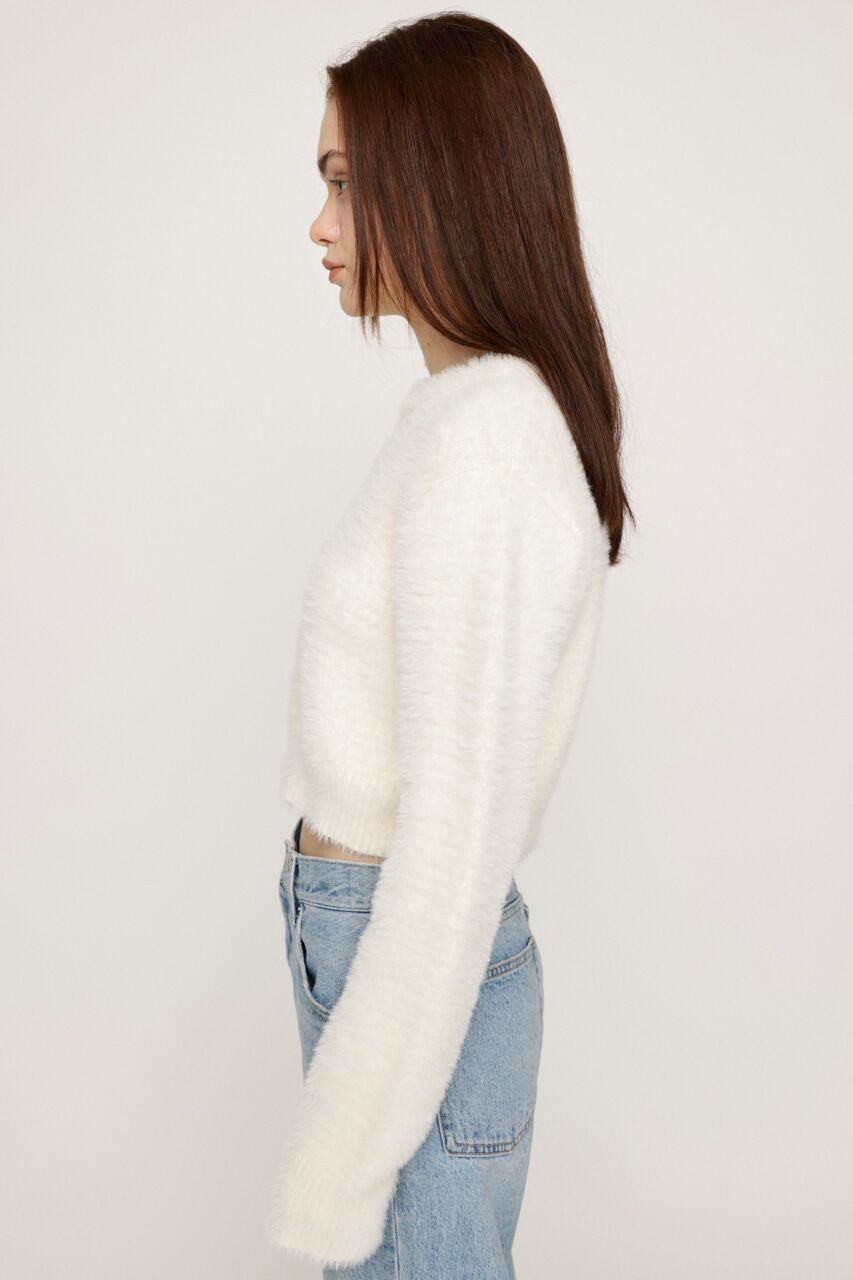SLY「SHAGGY CREW NECK トップス」|ニット・セーター|