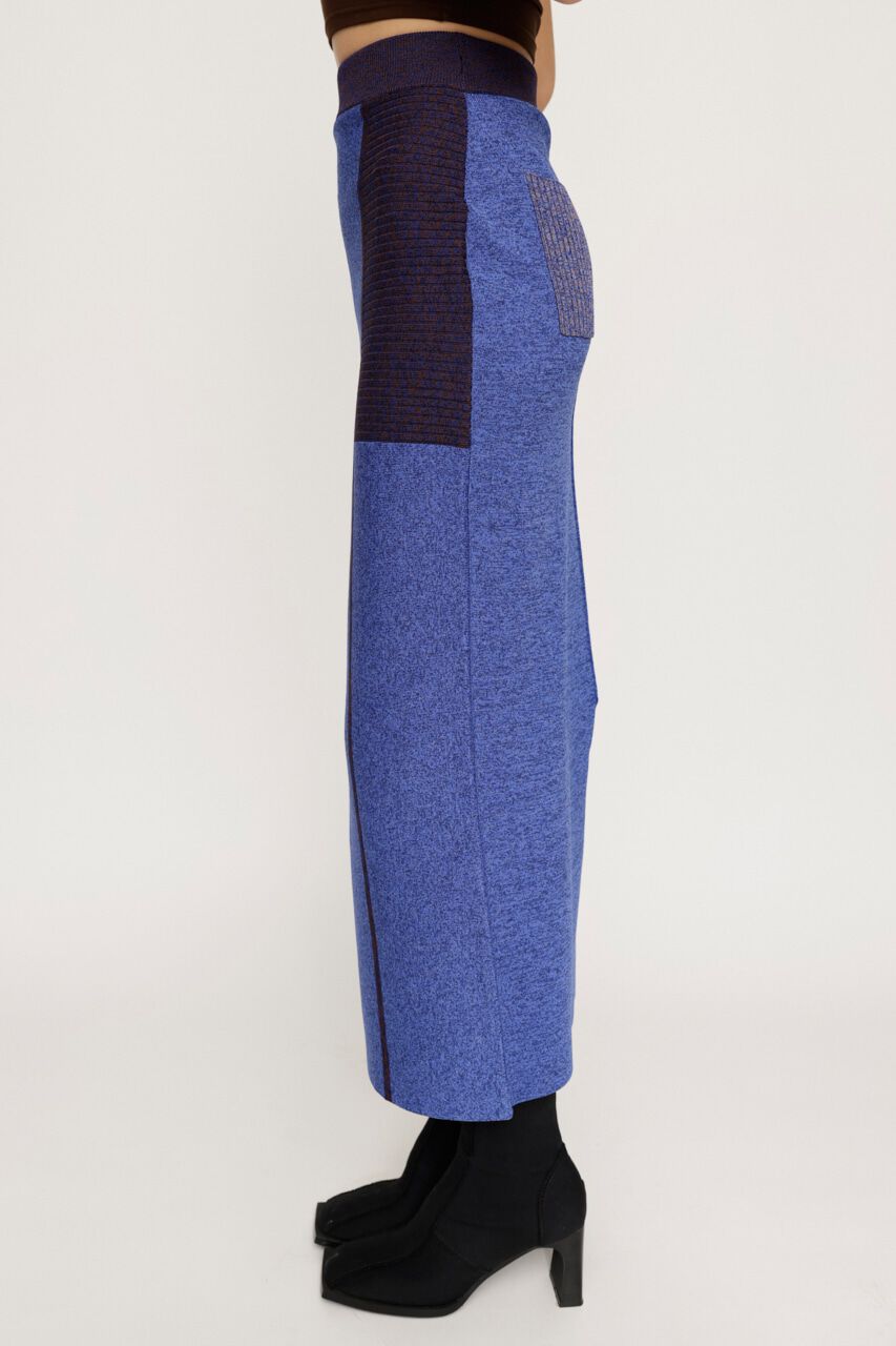 SLY「BLOCKING I LINE KNIT スカート」|スカート|