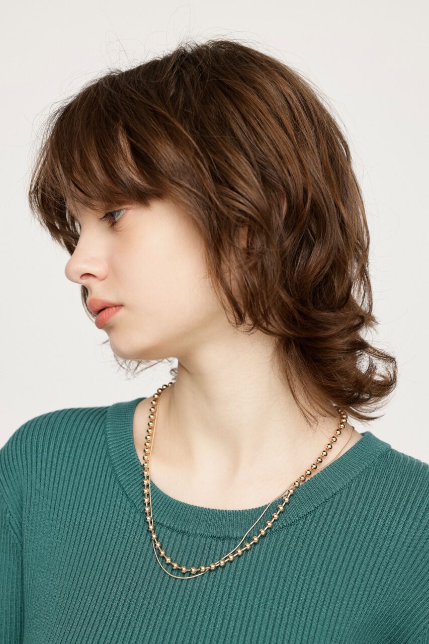 SLY「BALL & SNAKE CHAIN N／C SET」|ネックレス|