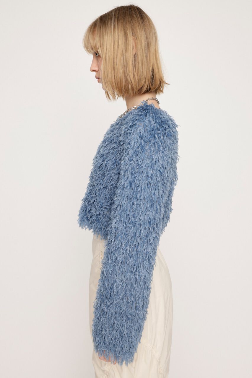 SLY「2WAY SHEER FEATHER トップス」|シャツ・ブラウス|