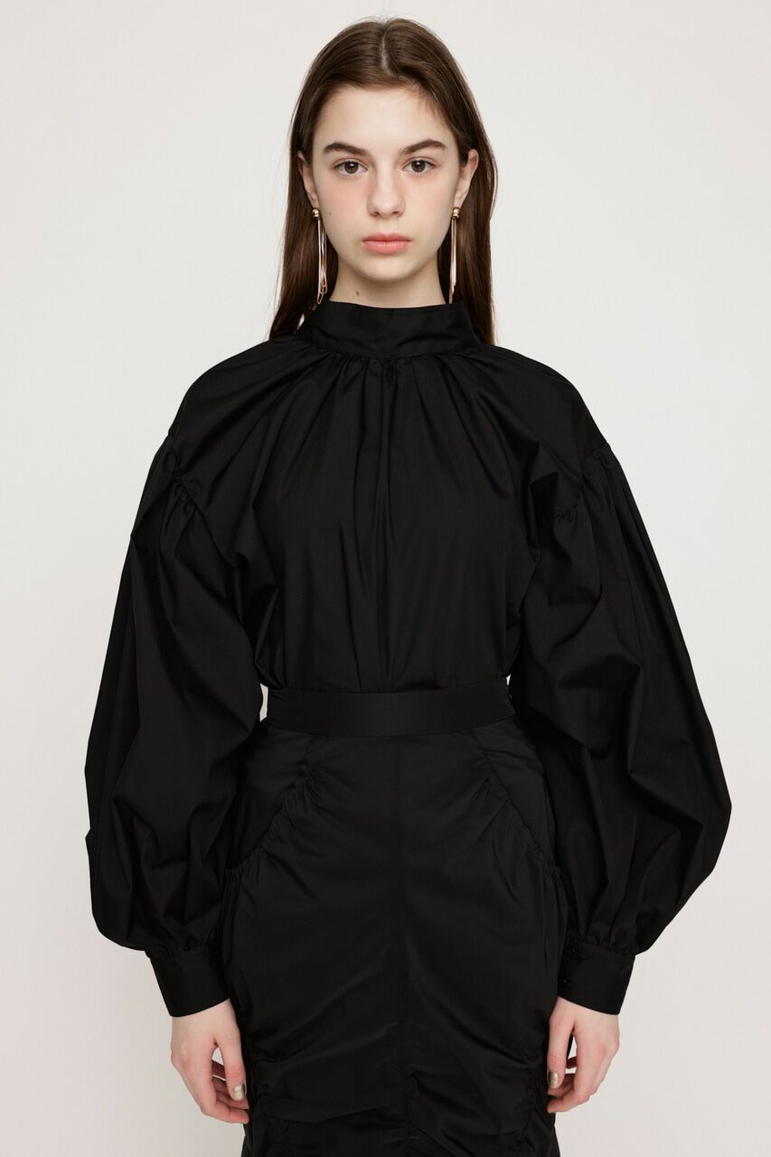 SLY「2WAY VOLUME SLEEVE ブラウス」|シャツ・ブラウス|BLK