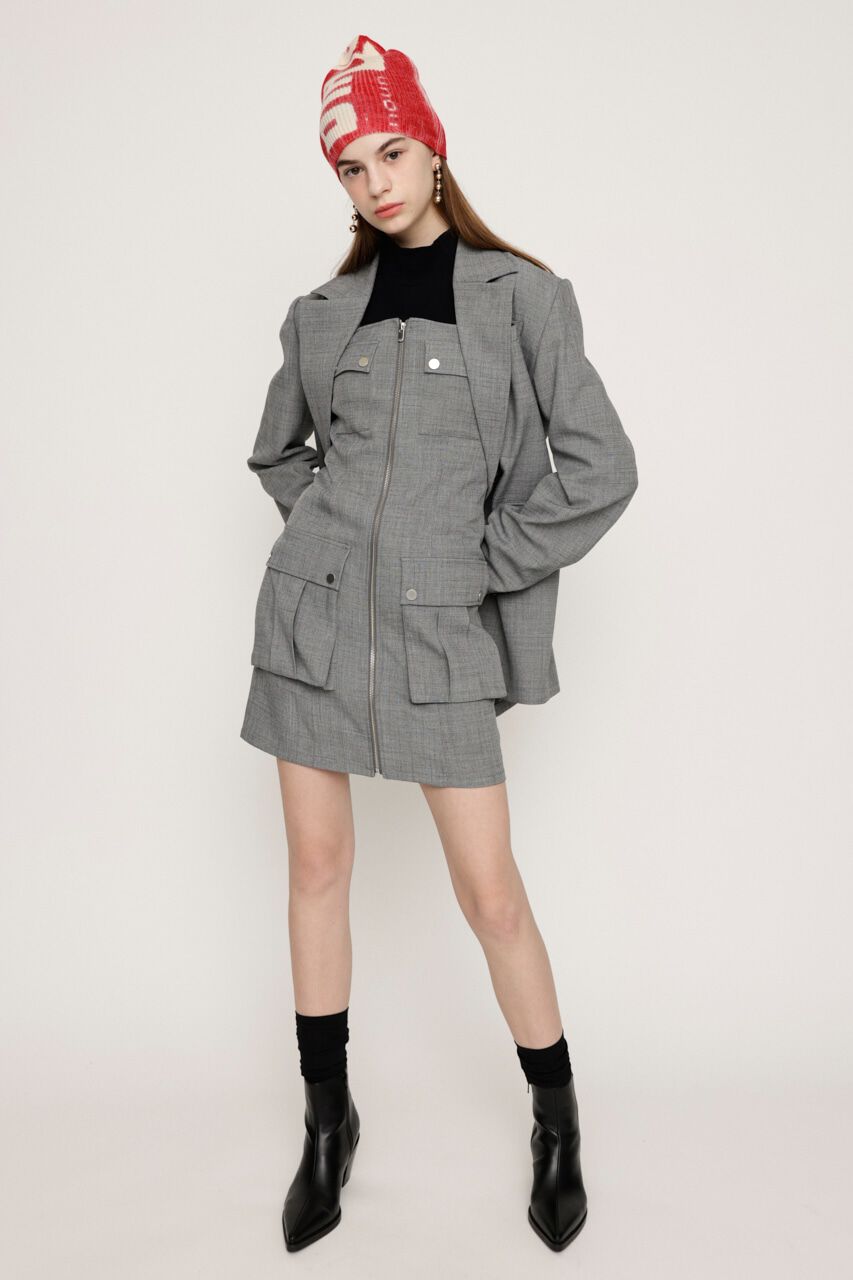 SLY「MANNISH CARGO ショートワンピース」|ワンピース|