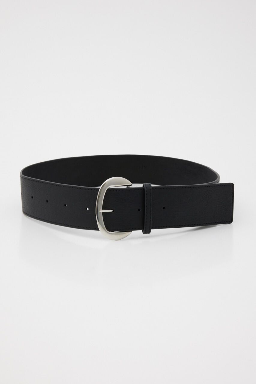 SLY「WIDE BUCKLE ベルト」|ベルト|BLK