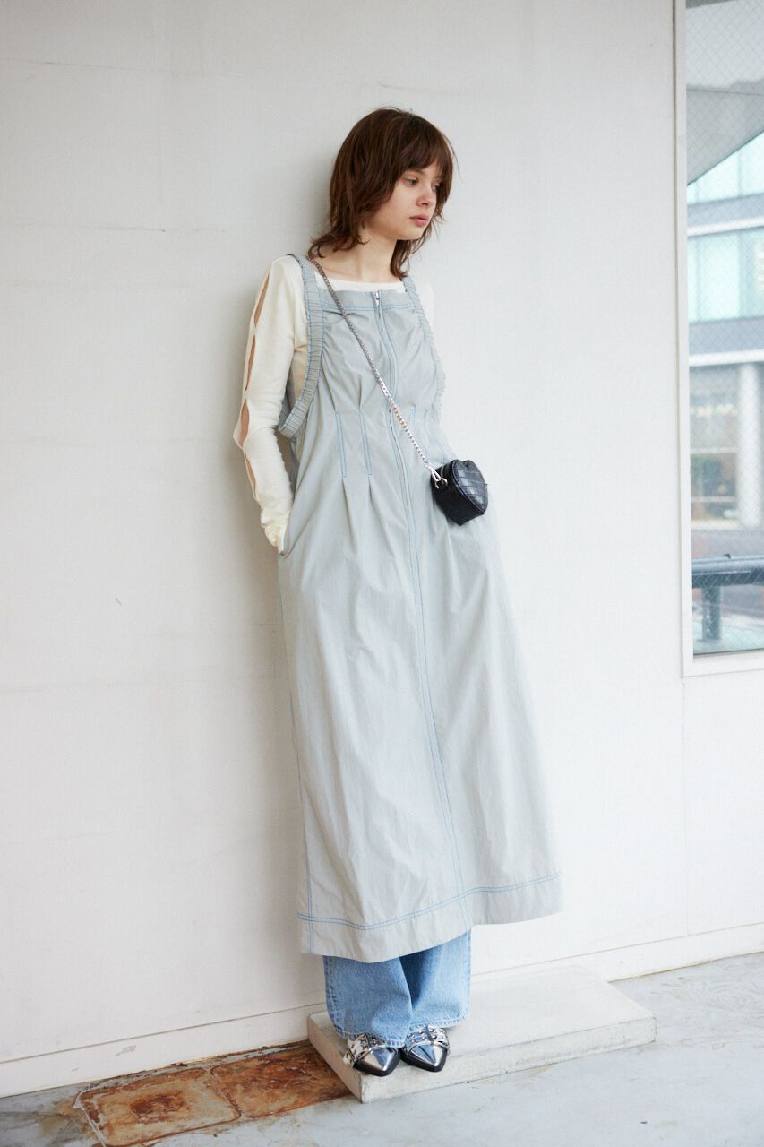 SLY「GATHER SHOULDER CAMI ロングワンピース」|ワンピース|