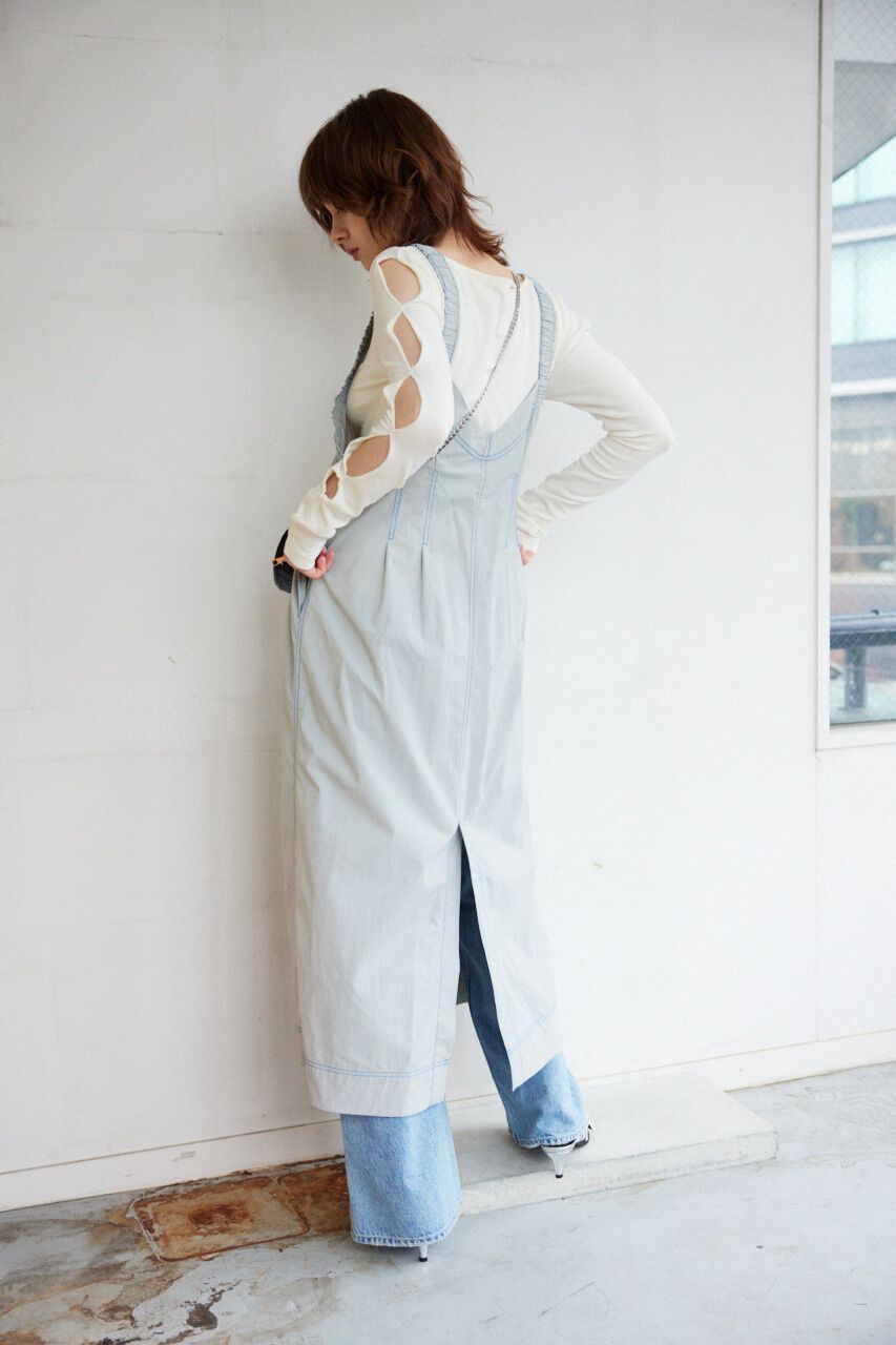 SLY「GATHER SHOULDER CAMI ロングワンピース」|ワンピース|