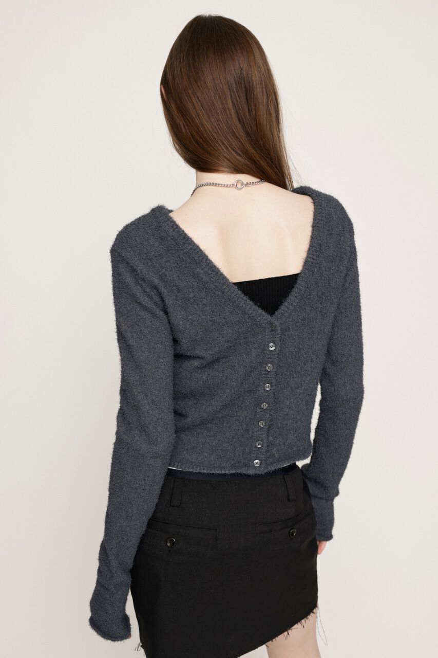 SLY「SPRING FRIZZY YARN 2WAY カーディガン」|カーディガン|