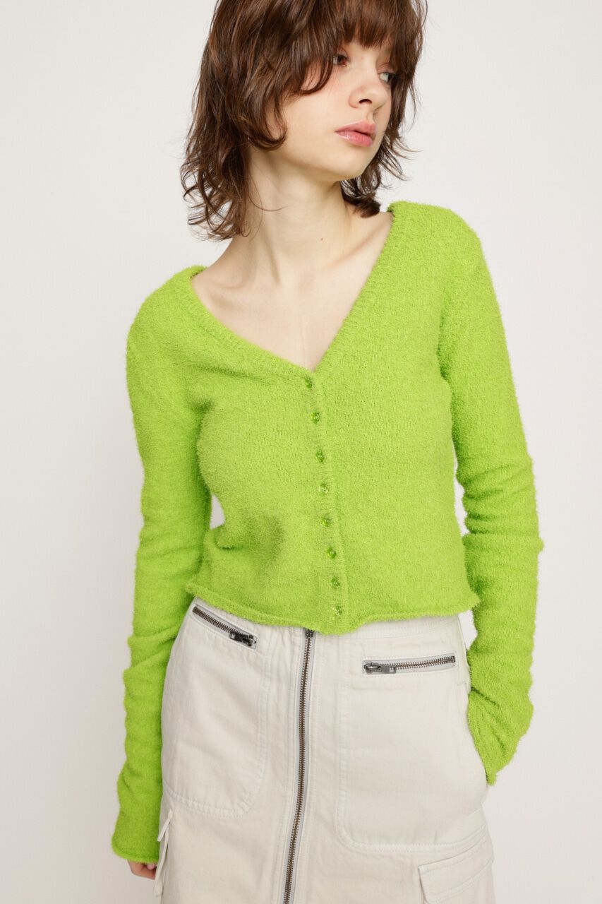 SLY「SPRING FRIZZY YARN 2WAY カーディガン」|カーディガン|GRN