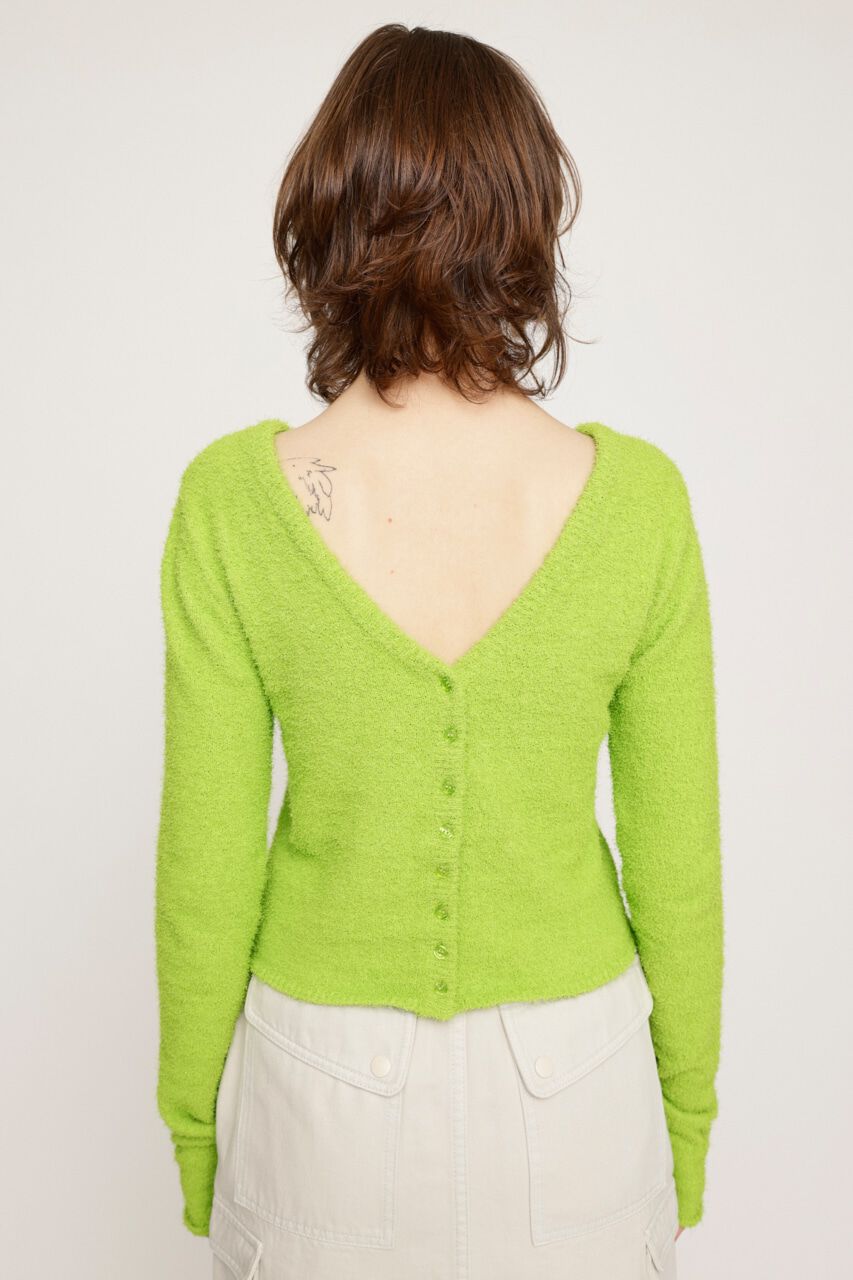 SLY「SPRING FRIZZY YARN 2WAY カーディガン」|カーディガン|