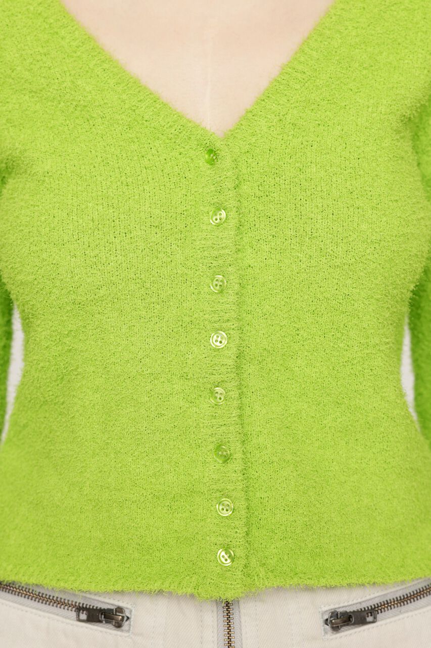 SLY「SPRING FRIZZY YARN 2WAY カーディガン」|カーディガン|