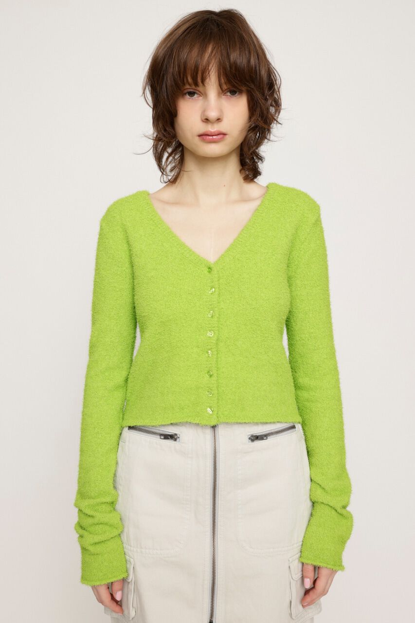 SLY「SPRING FRIZZY YARN 2WAY カーディガン」|カーディガン|