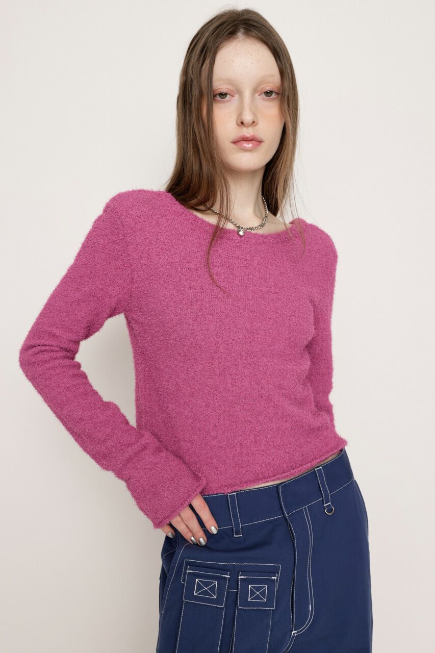 SLY「SPRING FRIZZY YARN 2WAY カーディガン」|カーディガン|