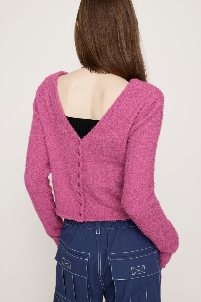 SLY「SPRING FRIZZY YARN 2WAY カーディガン」|カーディガン|