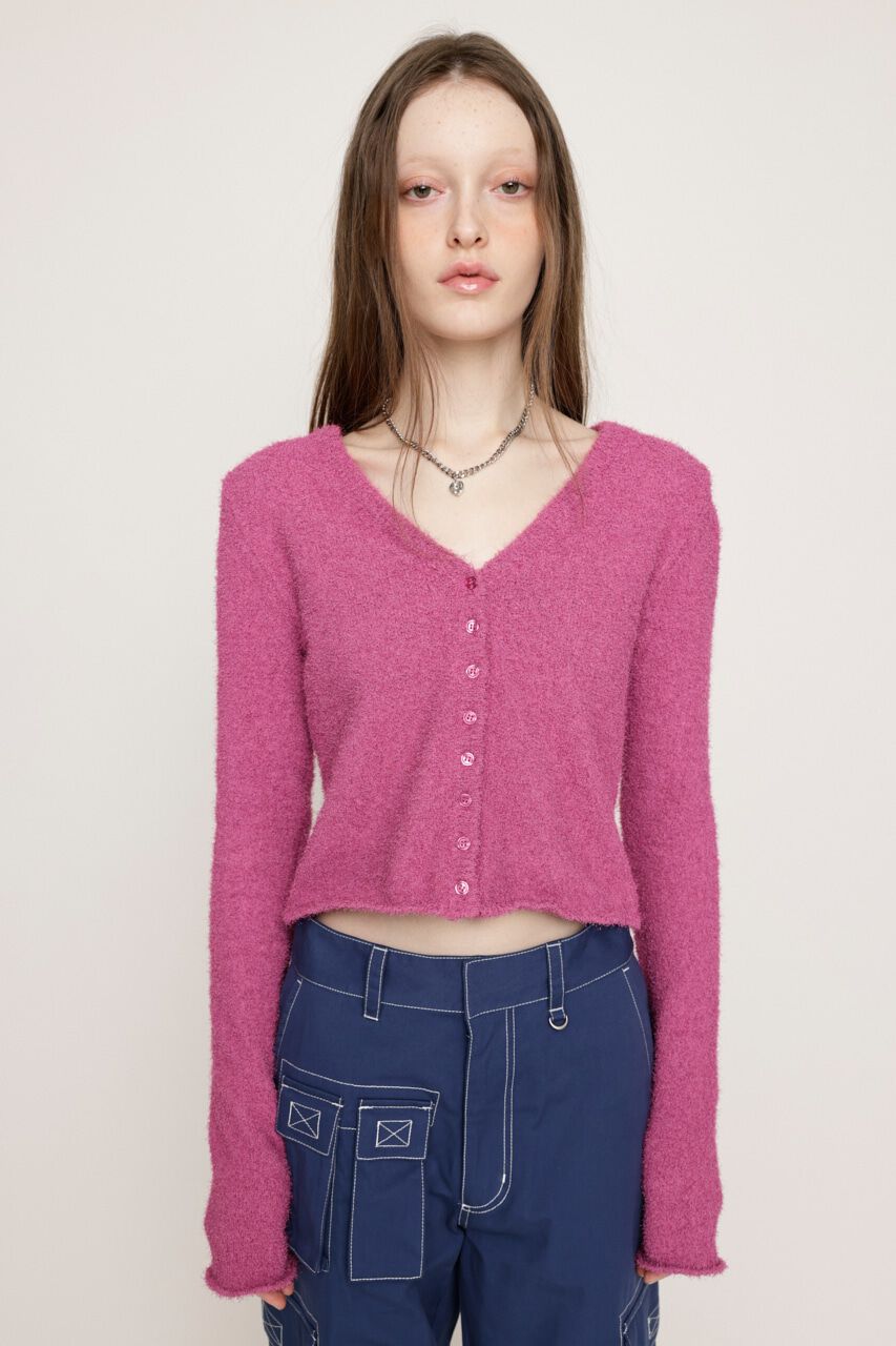 SLY「SPRING FRIZZY YARN 2WAY カーディガン」|カーディガン|