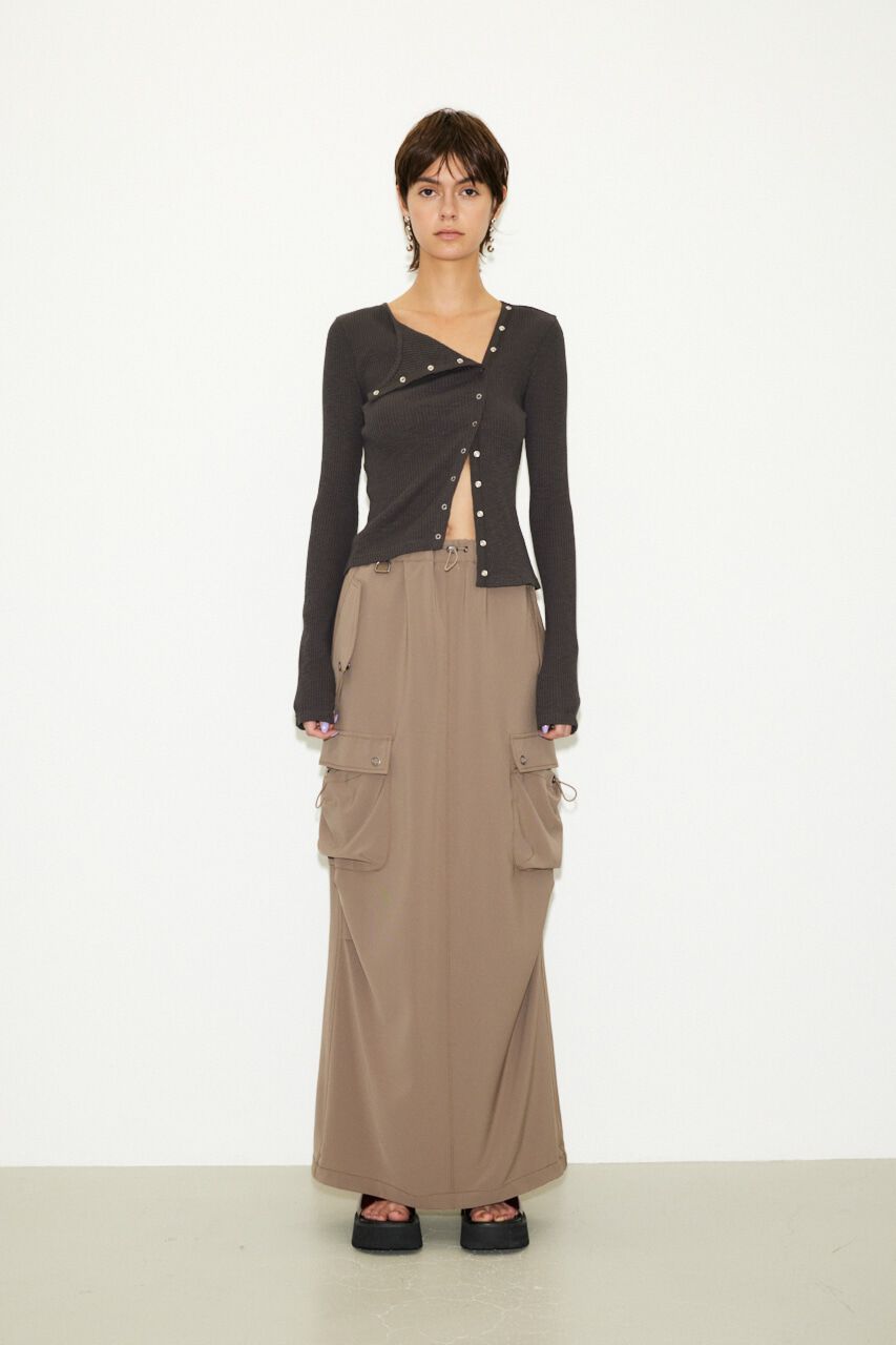 SLY「WOVEN CARGO COLUMN スカート」|スカート|