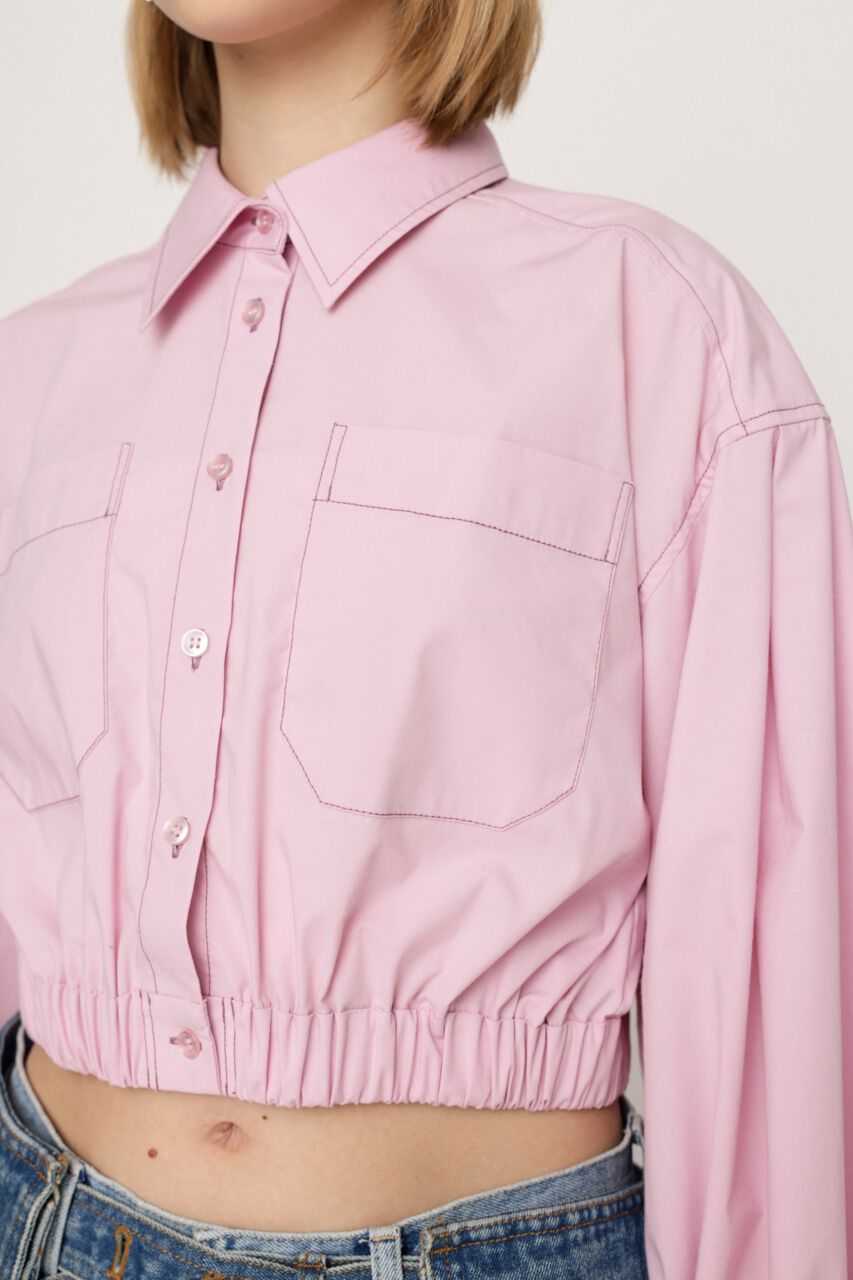 SLY「WAIST BAND CROPPED シャツ」|シャツ・ブラウス|