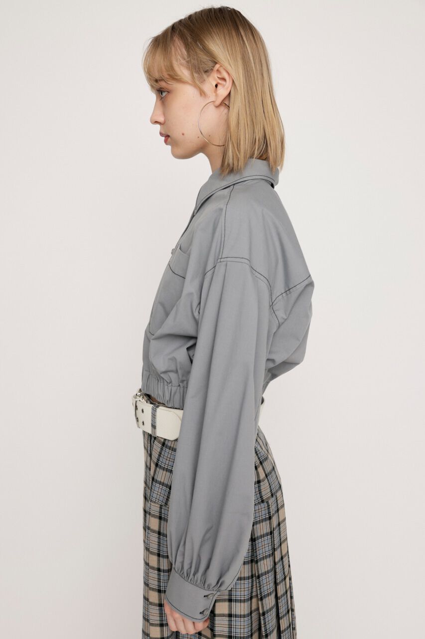 SLY「WAIST BAND CROPPED シャツ」|シャツ・ブラウス|