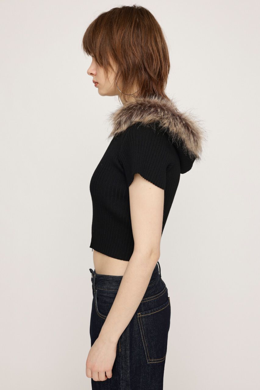 SLY「HinaYoshiharaxSLY KNIT HOODIE」|ニット・セーター|