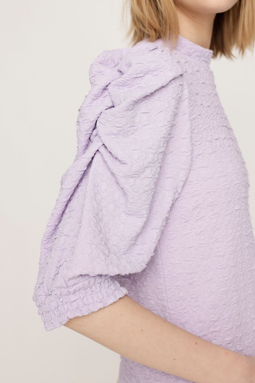 SLY「PUFF SLEEVE GATHER CUT トップス」|Tシャツ・カットソー|