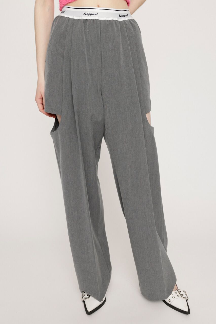 SLY「SIDE HOLE RELAX TROUSERS」|その他|GRY