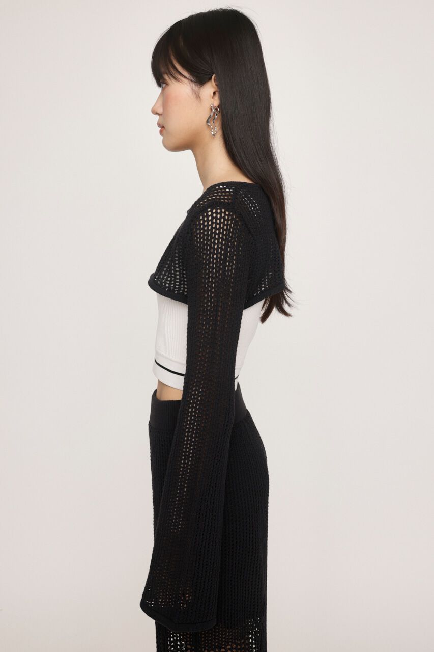 SLY「CROCHET SHORT トップス」|ニット・セーター|