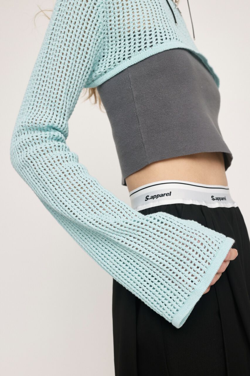 SLY「CROCHET SHORT トップス」|ニット・セーター|