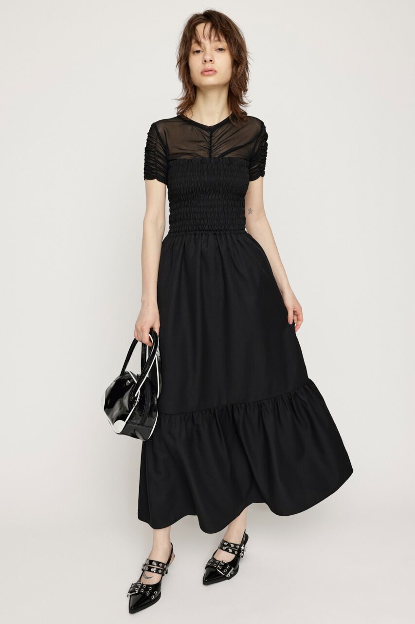 SLY「SHIRRING ワンピース」|ワンピース|