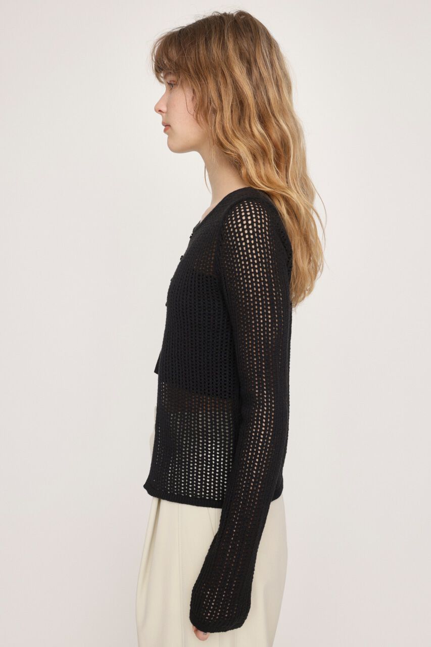 SLY「CROCHET 2WAY カーディガン」|カーディガン|