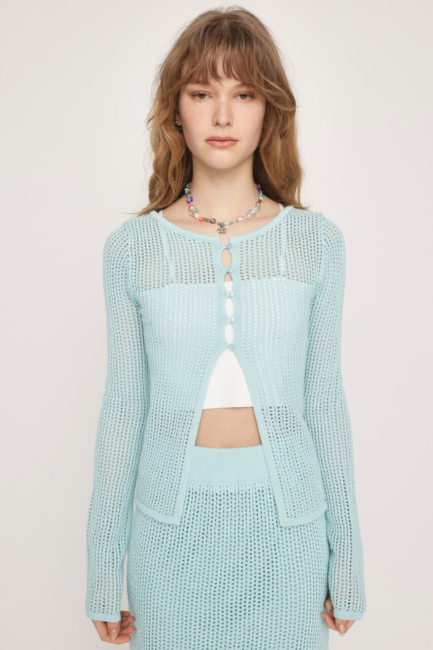 SLY「CROCHET 2WAY カーディガン」|カーディガン|