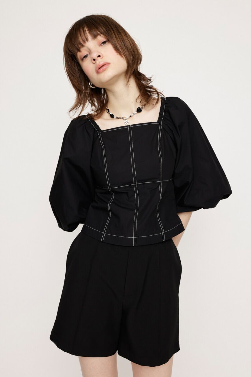 SLY「BALLOON SLEEVE 2WAY ブラウス」|シャツ・ブラウス|