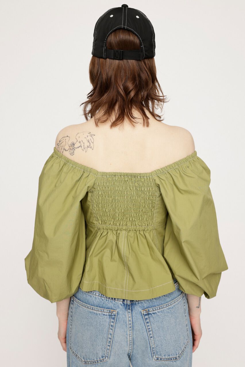 SLY「BALLOON SLEEVE 2WAY ブラウス」|シャツ・ブラウス|