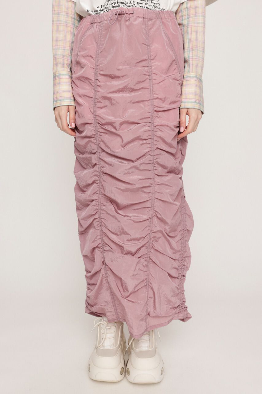 SLY「I LINE GATHER スカート」|スカート|