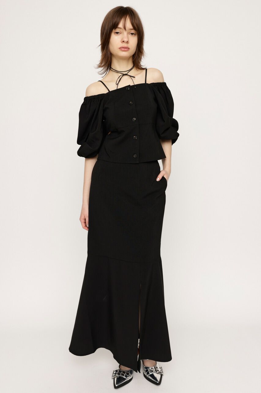 SLY「TUCK PUFF SEPARATE ワンピース」|ワンピース|BLK