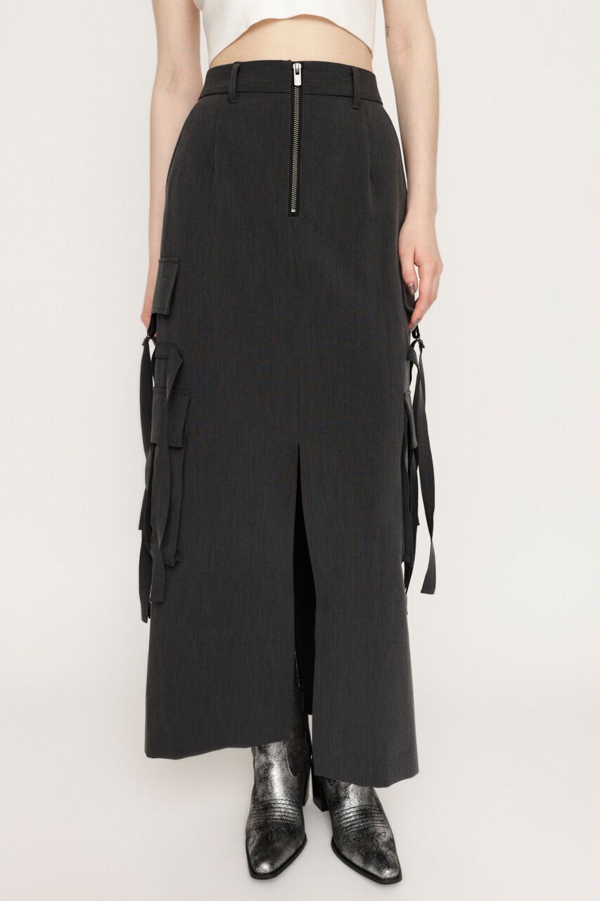 SLY「FRONT ZIP CARGO スカート」|スカート|D/GRY3