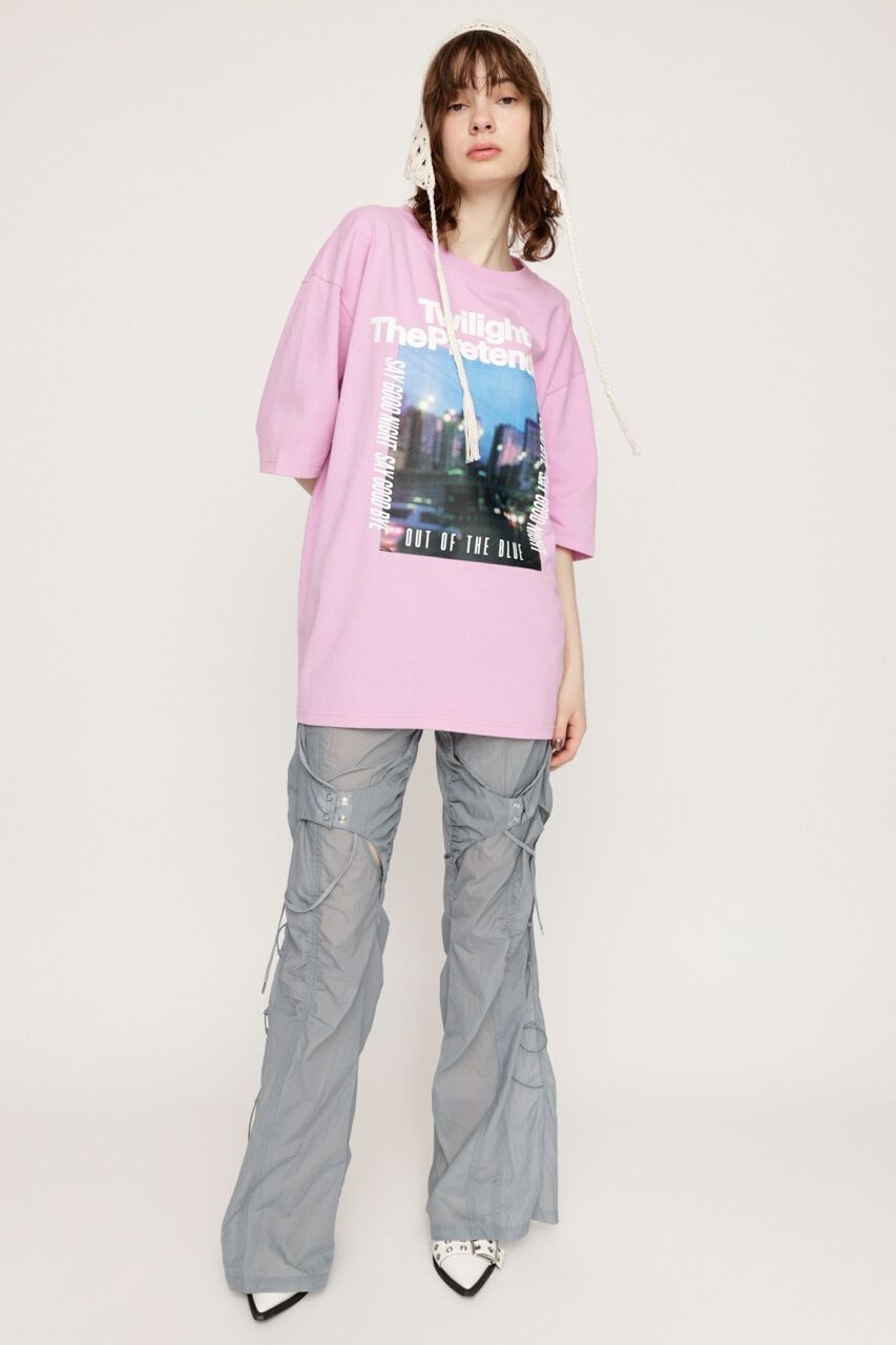 SLY「FOAM LOGO PHOTO Tシャツ」|Tシャツ・カットソー|