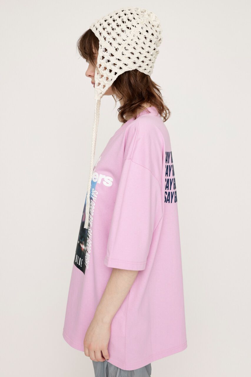 SLY「FOAM LOGO PHOTO Tシャツ」|Tシャツ・カットソー|