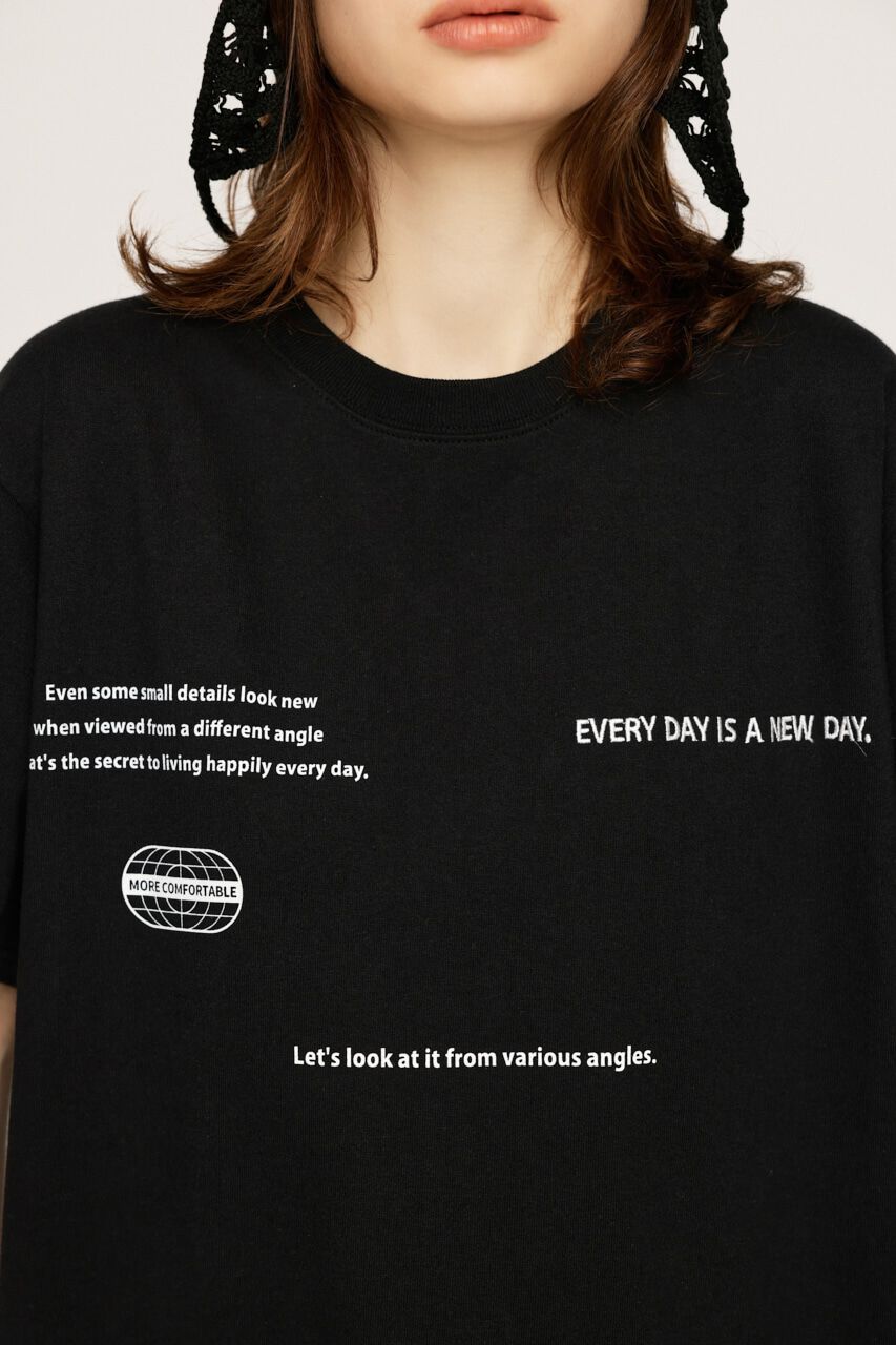 SLY「RANDOM LOGO PRINT Tシャツ」|Tシャツ・カットソー|