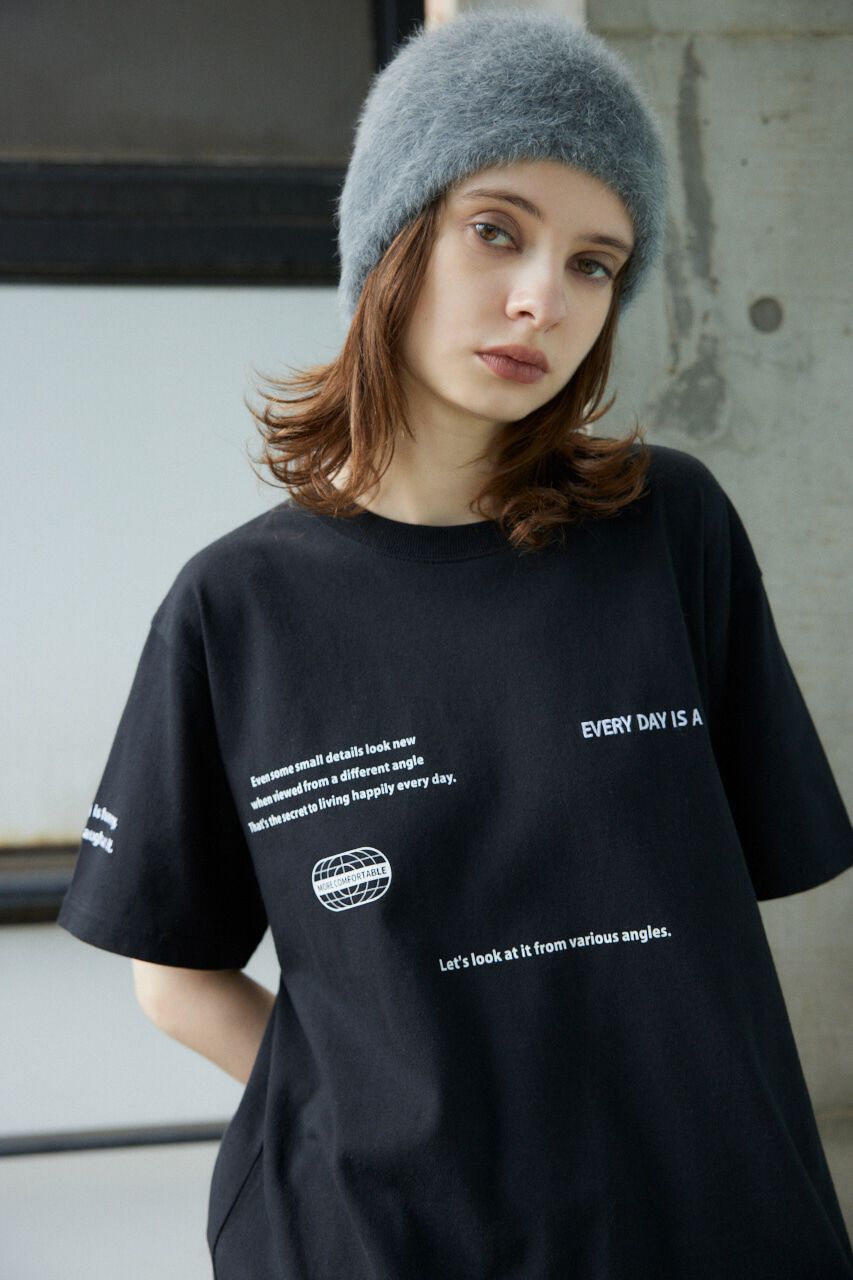 SLY「RANDOM LOGO PRINT Tシャツ」|Tシャツ・カットソー|