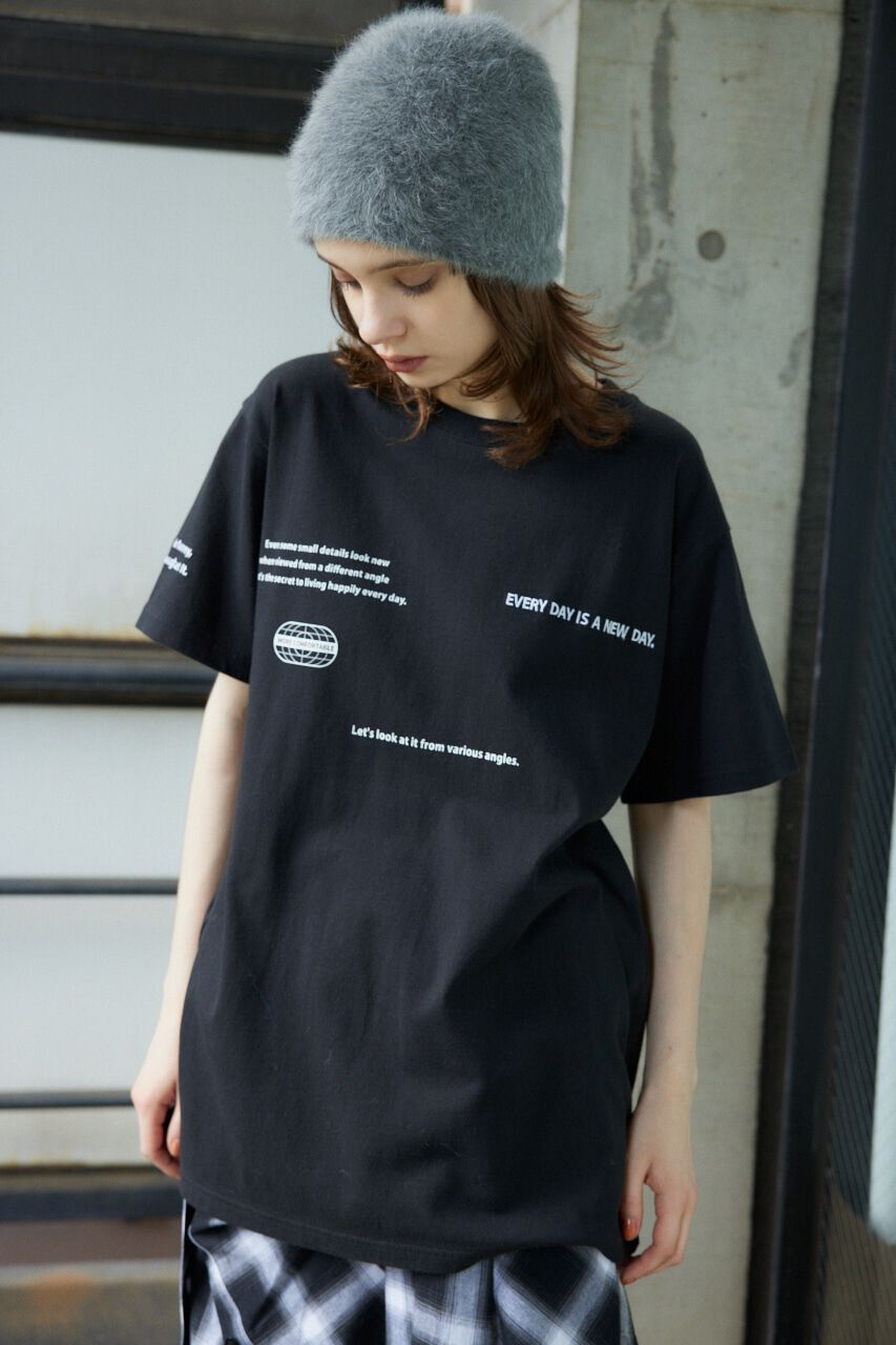 SLY「RANDOM LOGO PRINT Tシャツ」|Tシャツ・カットソー|